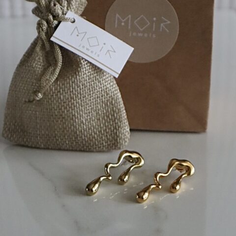 Fondere in Gold Earrings