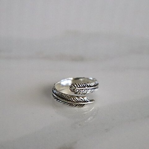 Piuma Ring in Silver