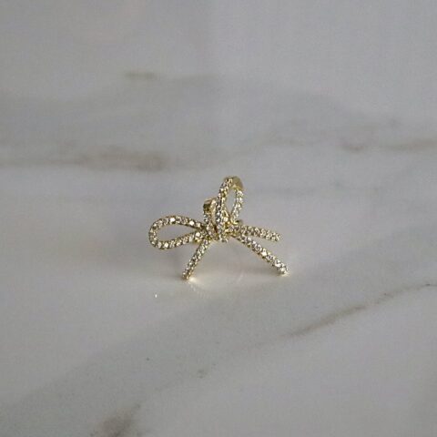 Bow in Gold Cuff