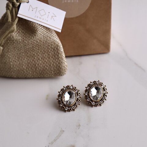 Grace Earrings in White