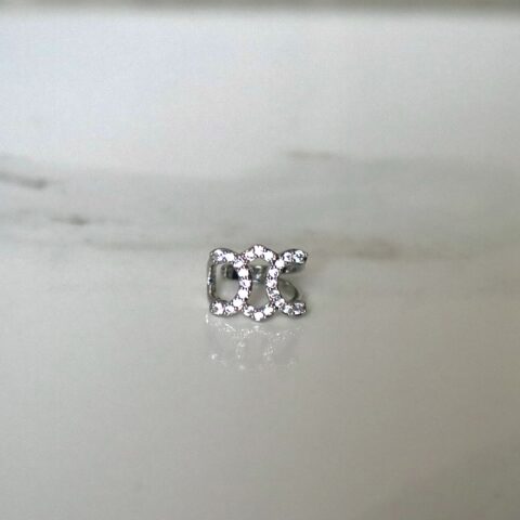Tote Cuff in Silver