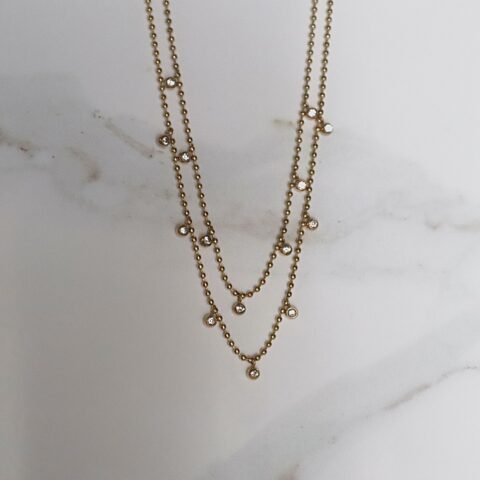 Atrani in Gold Necklace